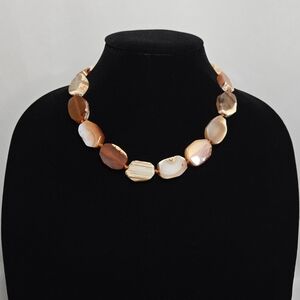 Iris & Lily Sterling Silver Genuine Gemstone Necklace #945